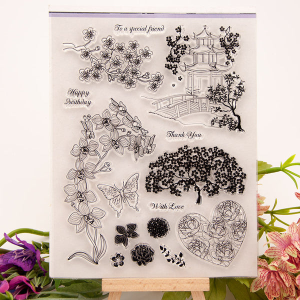 Clear silicone stamp