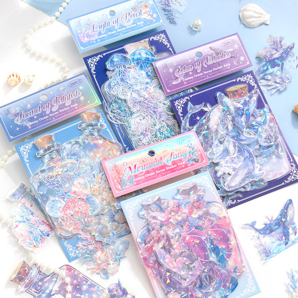 12PCS Fantasy Ocean Series sticker