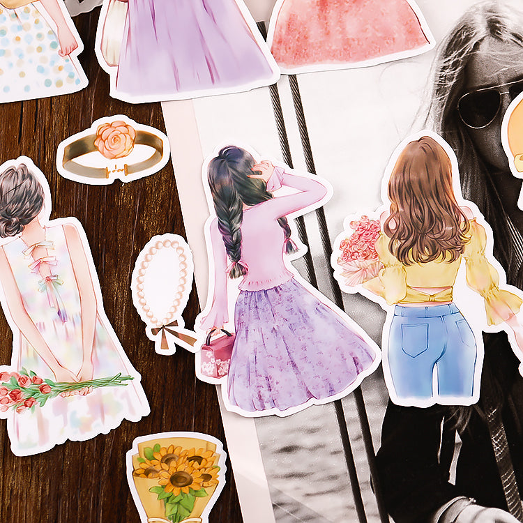 Mini Girl Sticker 20PCS Young girl sticker – LBLYXIR