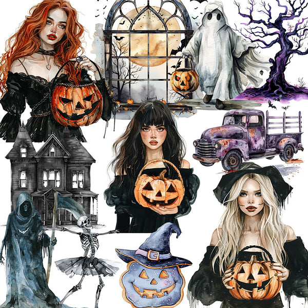 20PCS Dark Halloween sticker