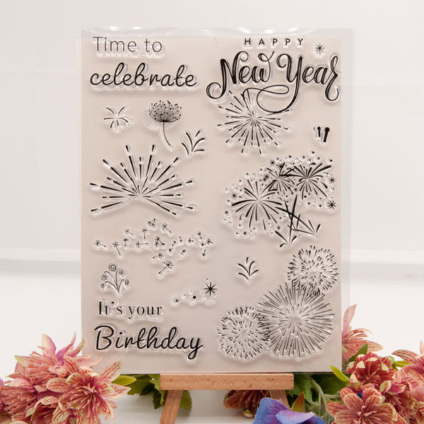 Clear silicone stamp