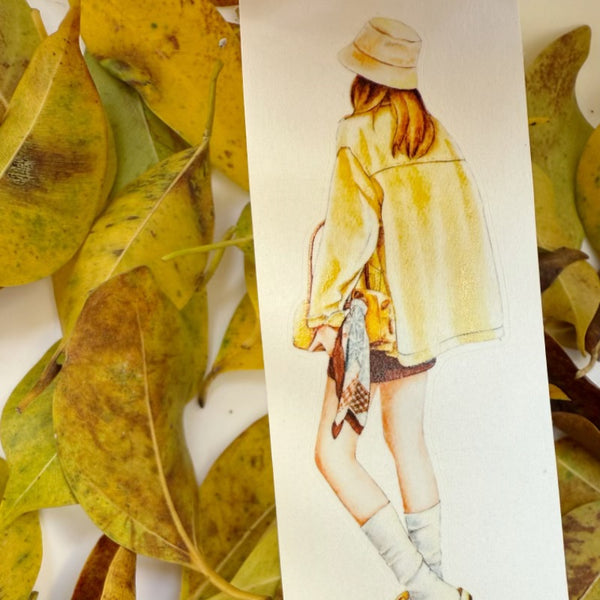 Whole Roll 4cm*5m Gardenia Die Cutting Washi/PET/Fog PET Tape