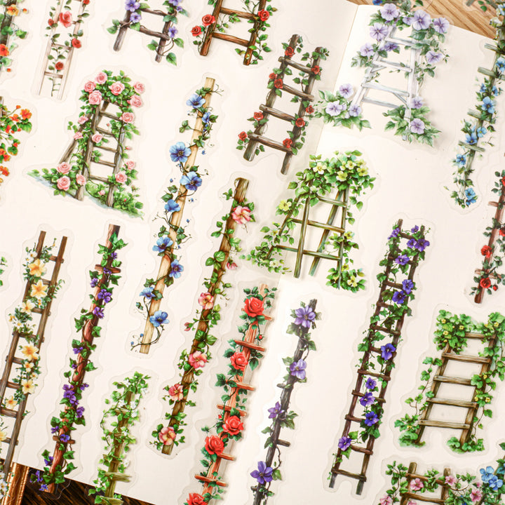 Pretty Ladder Sticker 20PCS Flower ladder series sticker – LBLYXIR