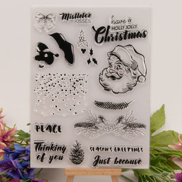 Clear silicone stamp