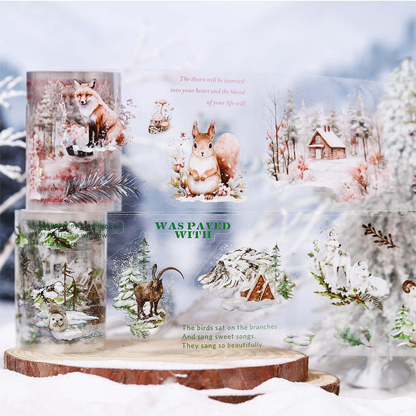 The Snowland Forest series Die Cutting PET Tape