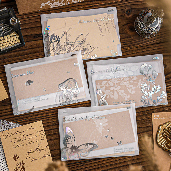 20PCS Floating Light Film Collection Series material paper