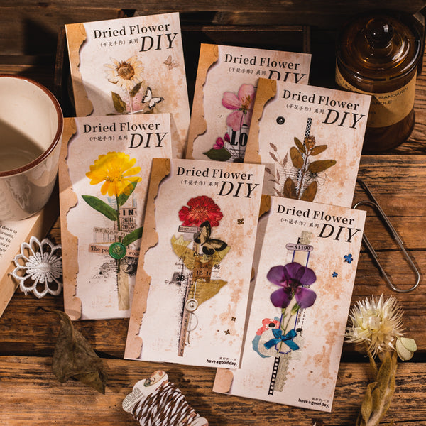 20PCS Dried flower handmade series sticker