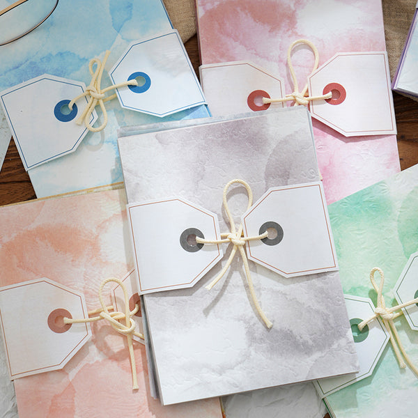 40PCS Flower meets wind series material paper