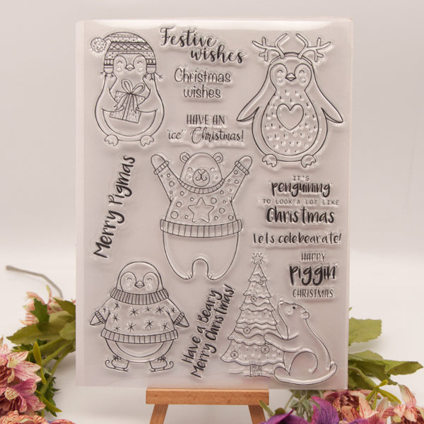 Clear silicone stamp