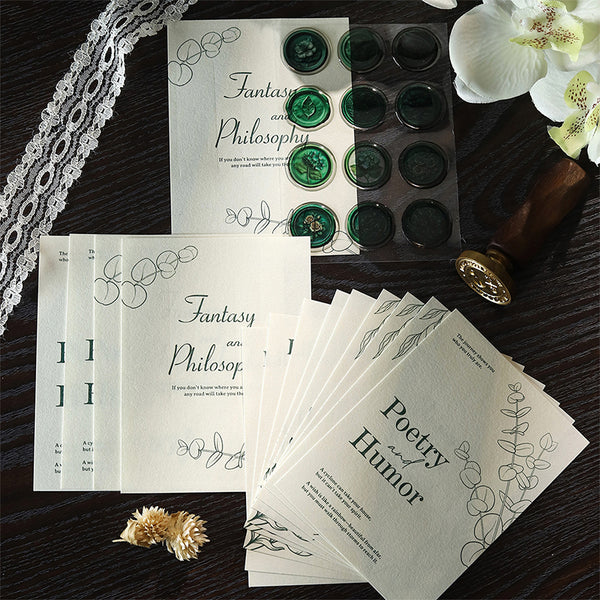 Nameless Letter series material paper set