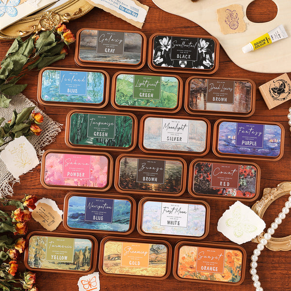 Retro oil painting series inkpad