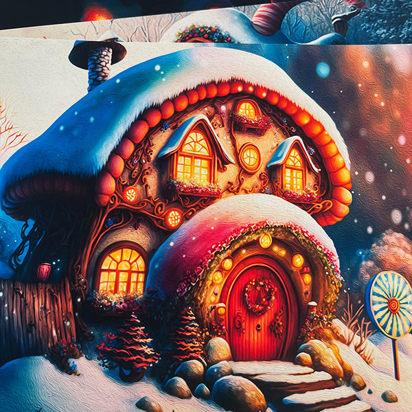 10PCS Magic fairy house background paper