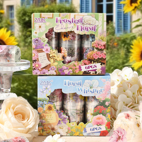 The Flower Narrative Series Die Cutting PET Tape Set