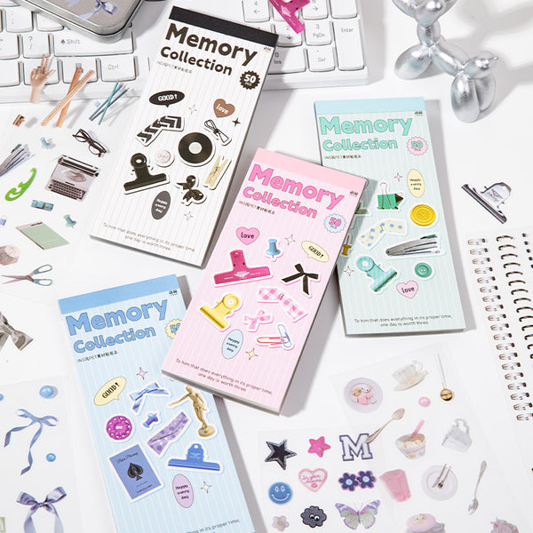 50PCS Memory collection series sticker book