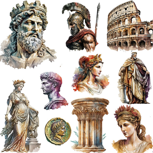 12PCS Ancient Rome sticker