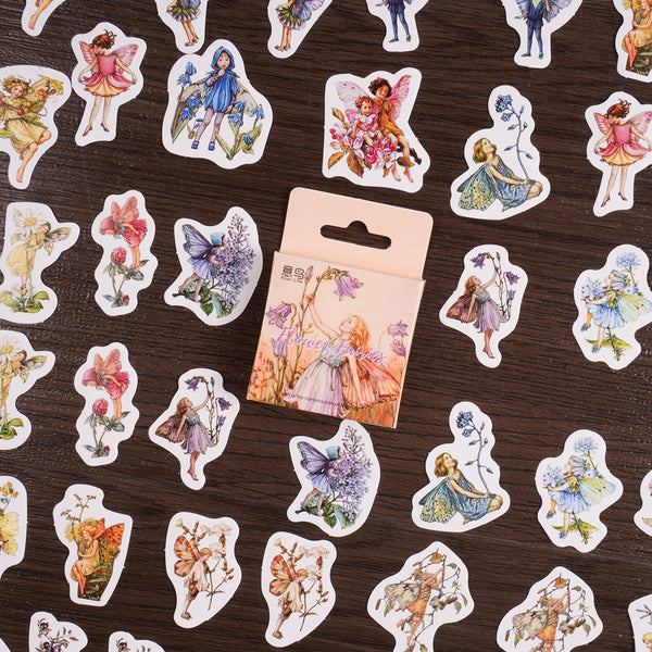 46PCS The Flower Fairy series sticker