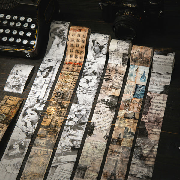 Book page scroll series Washi Tape