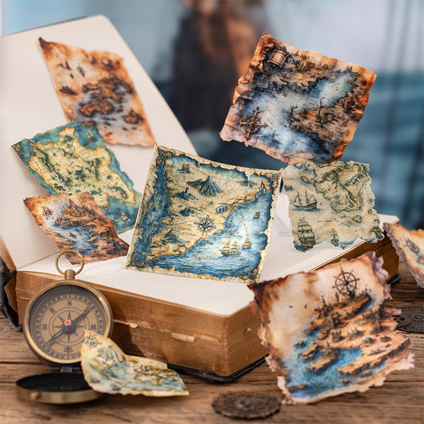 10PCS Adventure Diary Series sticker