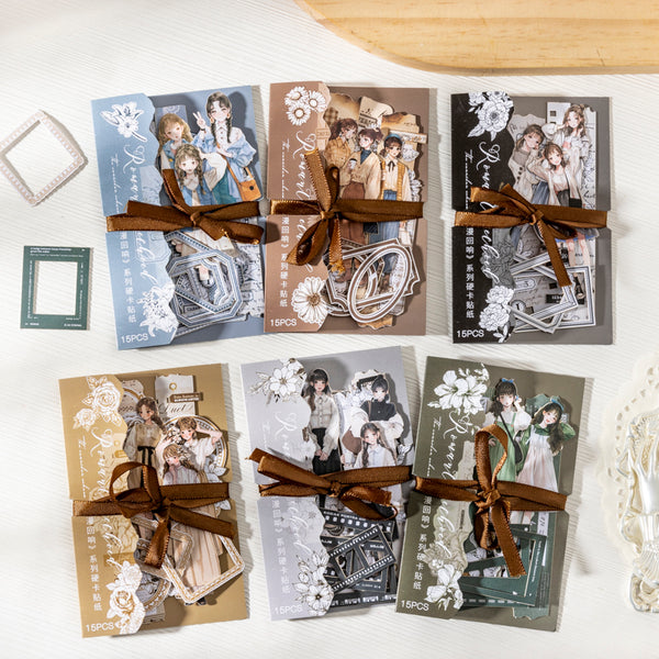 15PCS Romantic Echoes Series sticker