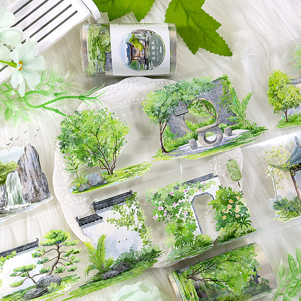 Gentle breeze Washi/PET/Shell Light PET Tape