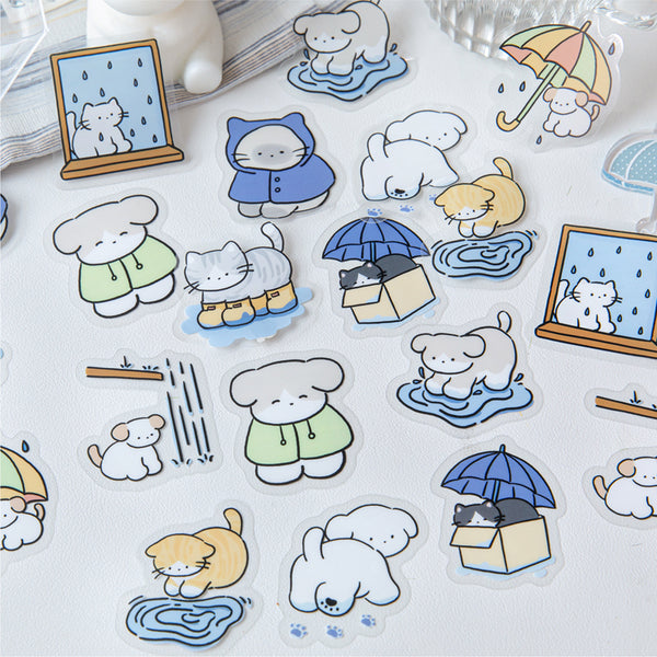 20PCS Cute Pet Life Handbook Series sticker