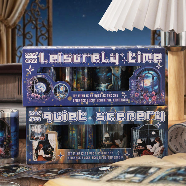 Night Sky Silence Series Die Cutting PET Tape Set