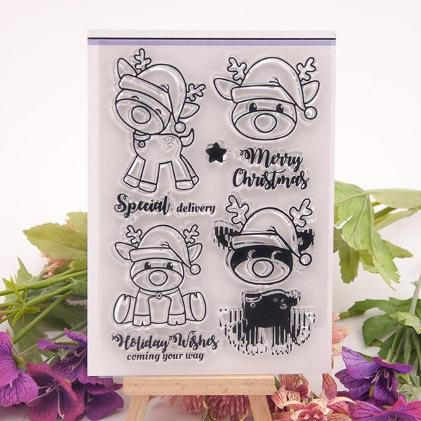 Clear silicone stamp