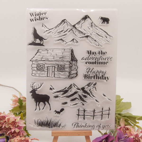 Clear silicone stamp