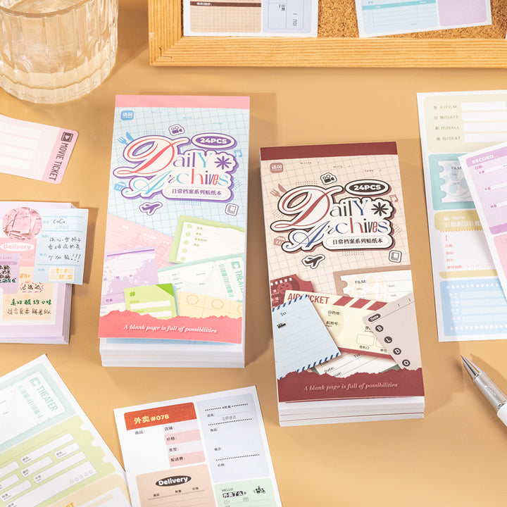 Daily Archives Series sticker book – LBLYXIR
