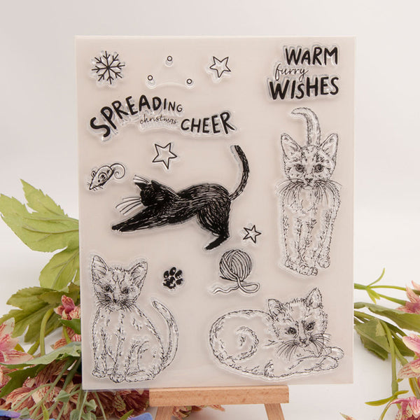 Clear silicone stamp