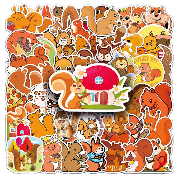 50PCS Squirrel Sticker