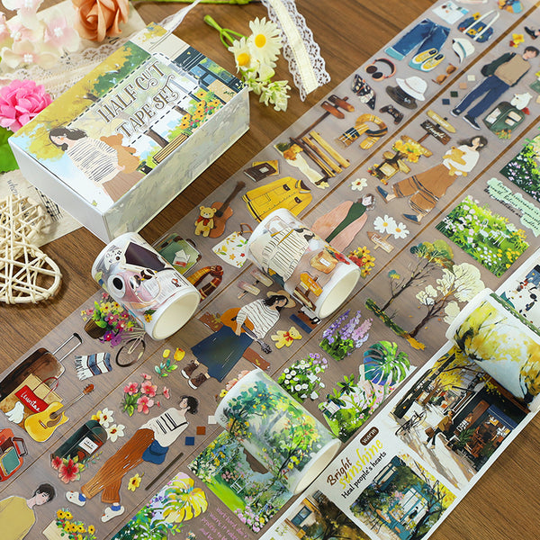 Autumn season Die Cutting Washi/Fog PET Tape Set