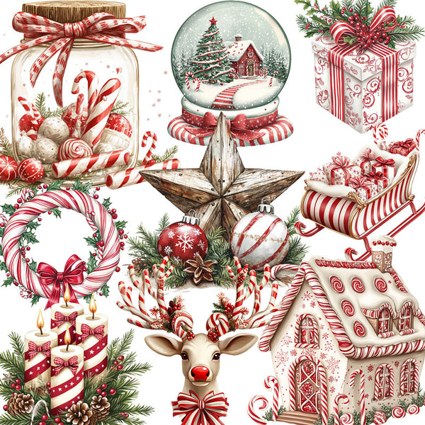 20PCS Christmas stuff sticker