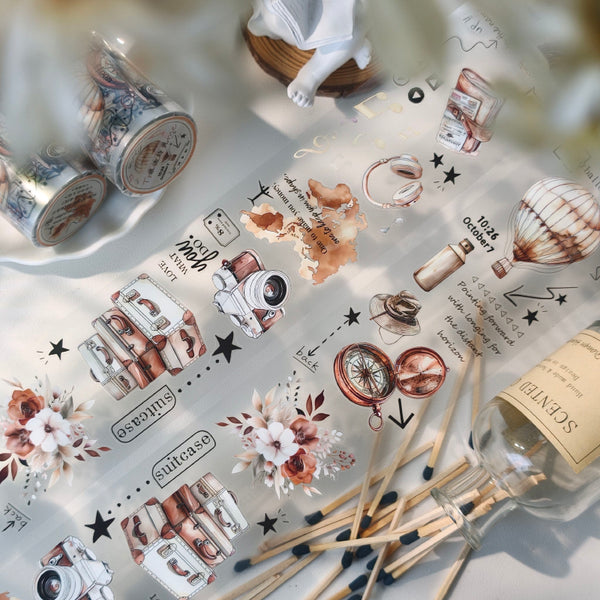 6cm*60cm Travel time Die Cutting PET Tape