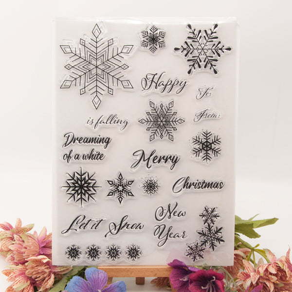 Clear silicone stamp