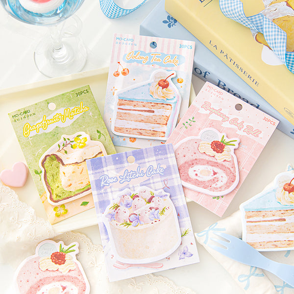 30PCS Sweet afternoon tea series note paper