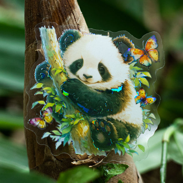 10PCS Sparkling cute treasure series sticker