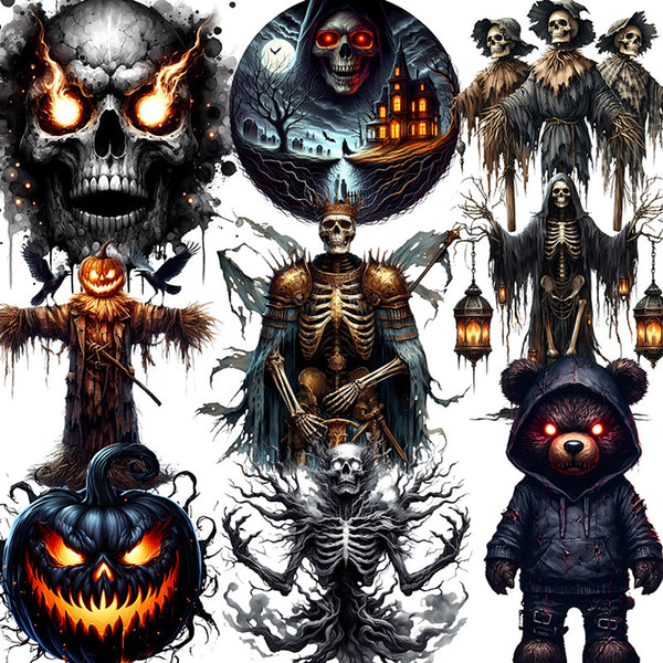 20PCS Terrifying Halloween sticker