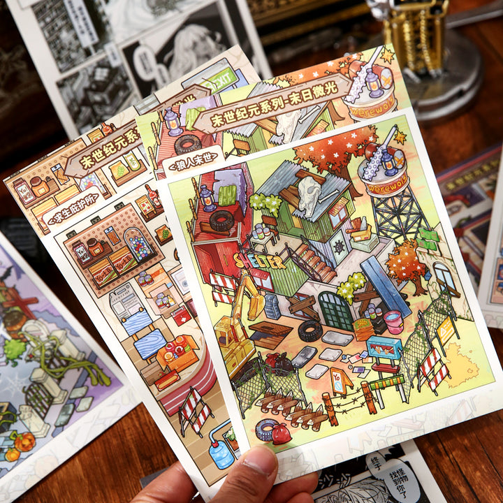 The Century End Series 3D Sticker book – LBLYXIR