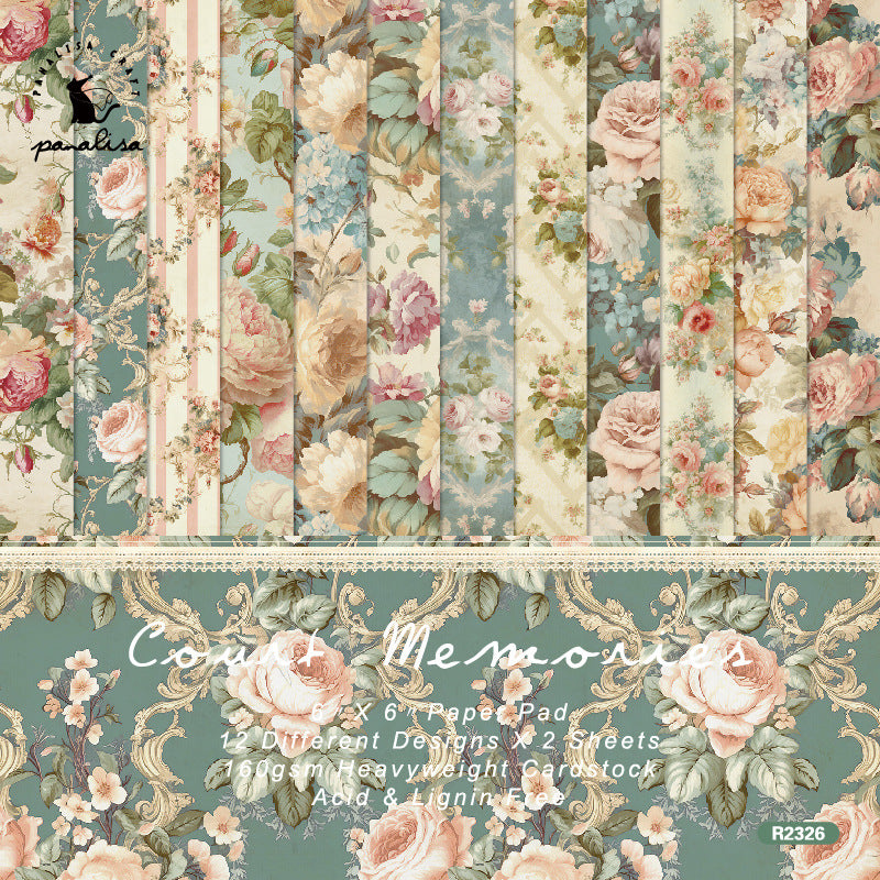 24PCS Count Memories background paper – LBLYXIR