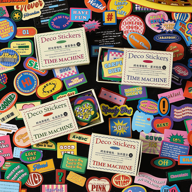 100PCS The Time machine series sticker – LBLYXIR