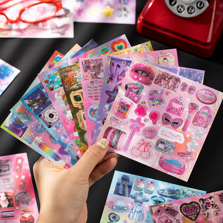 Millennium Glitter Series Sticker Book – LBLYXIR