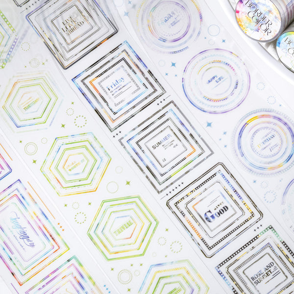 The color of the border series Die Cutting PET Tape