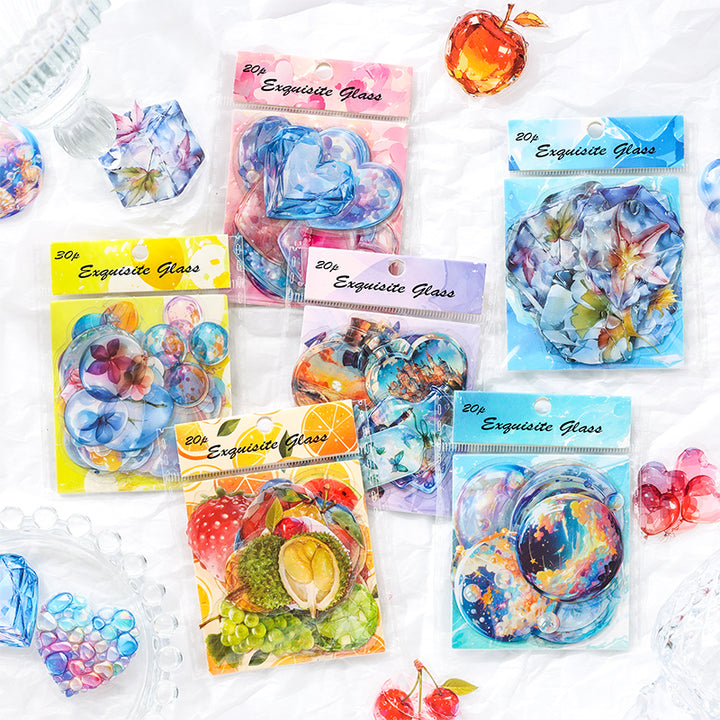 Splendid Sticker 20PCS The Splendid Glass Series sticker – LBLYXIR