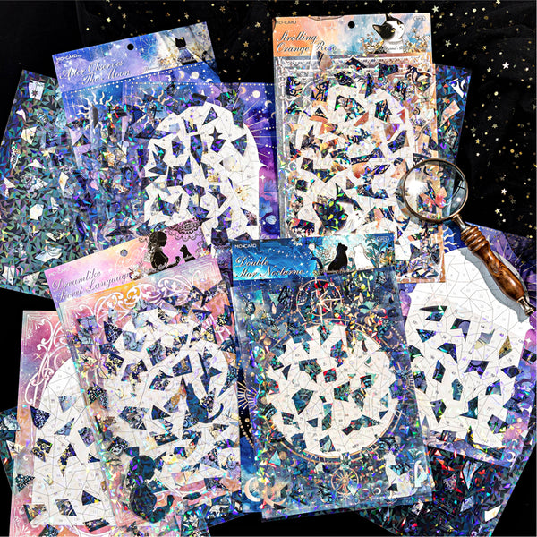 Flowing Light Shadow Series puzzle sticker