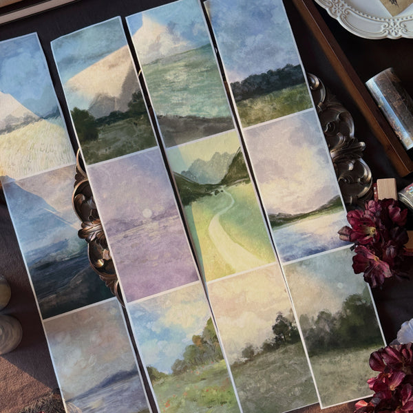 9cm*200cm Oil painting texture Washi/PET Tape