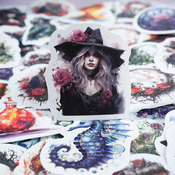 30PCS Fantasy wizard sticker