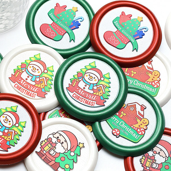 Christmas series Wax Seal Stamp sticker