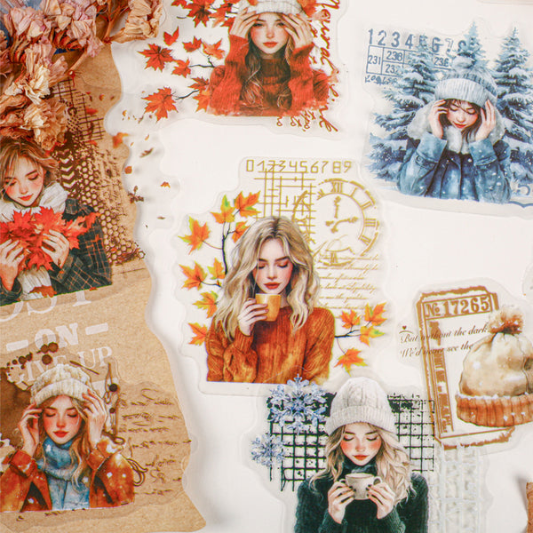 16PCS Winter Warmth Series sticker