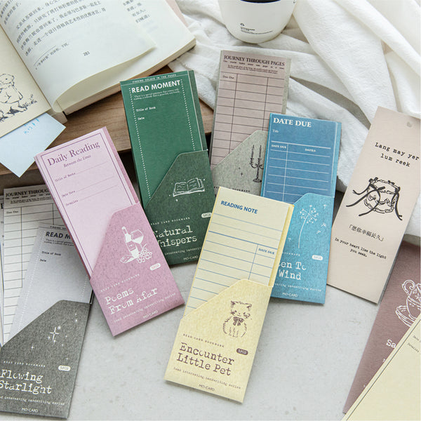 5PCS Fun Reading Notes Series bookmark